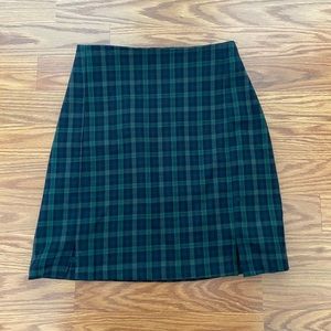 Brandy Melville Plaid Cara Skirt